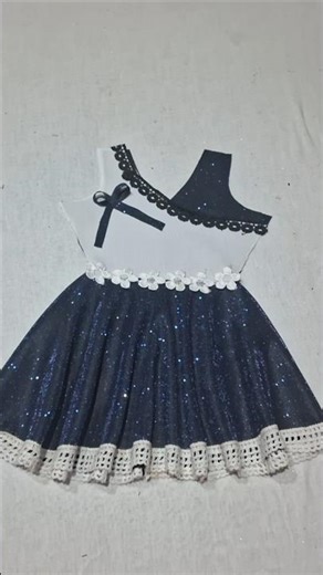 Style Baby New Frock Cutting Easy Trick #sawing #babyfrock #easycutting #fashiontrends #viralshort