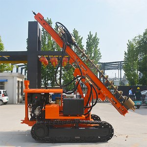 [Hot Item] Compact Hydraulic Solar Pile Driver for Efficient Drilling