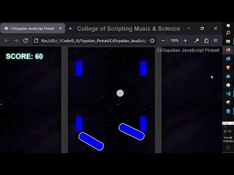 Pinball Created with JavaScript