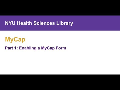 Introduction to MyCap, Part 1: Enabling a MyCap Form