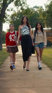 The outfit is from JCPenney. The stunned silence from the other parents is complimentary. We've got the receipts. Shop the look: 👚 Worthington Halter Neck Top ✨ Worthington Asymmetric Skirt 👠 Charles By Charles David Pumps 👜 Worthington Hazel Satchel 🕶️ Liz Claiborne Black Sunglasses 💎 Bold Elements Silver Twist Bracelet #JCPBackToSchool #MicDrop | JCPenney