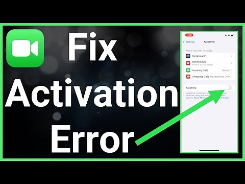 How To Fix iMessage / FaceTime Activation Error