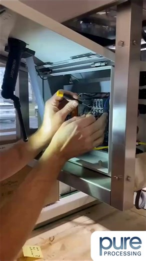 Behind the scenes with our team as we build and QC our PureSteel Inline Sonic System. Our process is so thorough that our CEO, Dan Gusanders, personally inspects it before it heads to a customer. The PureSteel Inline Sonic System brings ultrasonic cleaning directly into the reprocessing sink without sacrificing space or disrupting workflow. Designed for our 30 inch PureSteel Healthcare Sink basins, it delivers flexible, powerful cavitation for fine, detailed instrumentation that requires additio