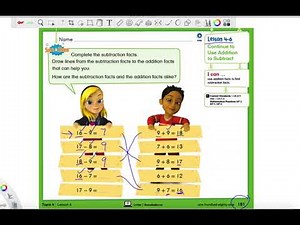 SAVVAS Lesson 4-6 (Grade 1)