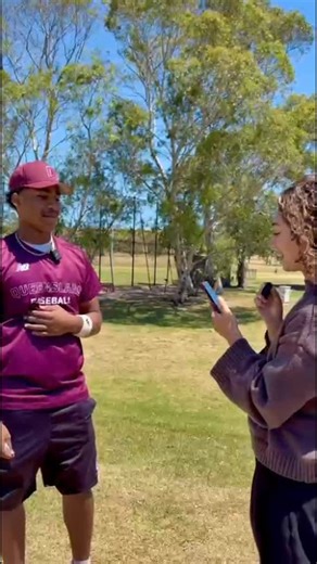 Hear from Alonzo Zaire Griffin after he helped Queensland hand Victoria their first loss of the tournament at the Under 18 National Championships 🎙️ Queensland and South Australia play a HUGE game tomorrow with a spot in the playoffs on the line 🍿 | Baseball.com.au