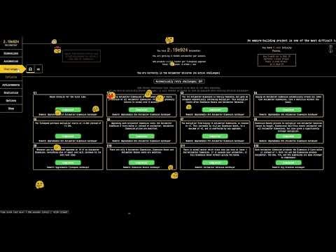 Antimatter Dimensions breaking infinity