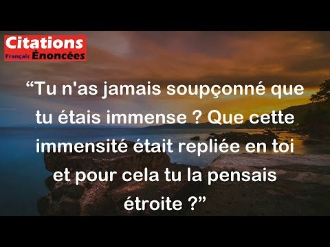 Jacqueline Kelen - Tu n'as jamais soupçonné que tu étais immense Que cette immensité était repliée