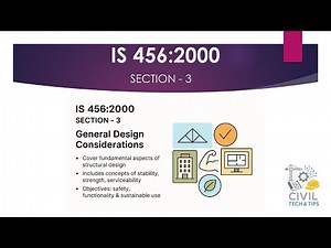 IS 456:2000 - section -3 #IS456