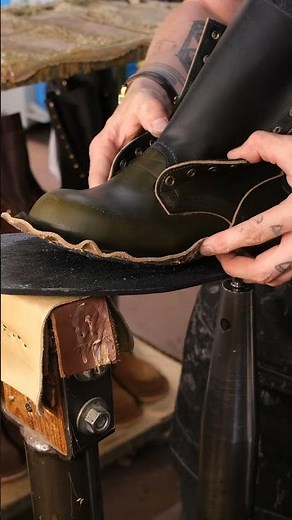 Making $600 boots BY HAND!