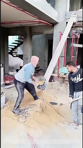 Title: Lifting Leverage: How Workers Elevate Sand with Simple Machines