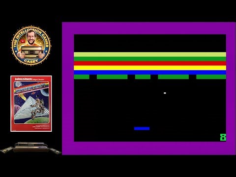 Intellivision Brickout - Homebrew Game on Original
