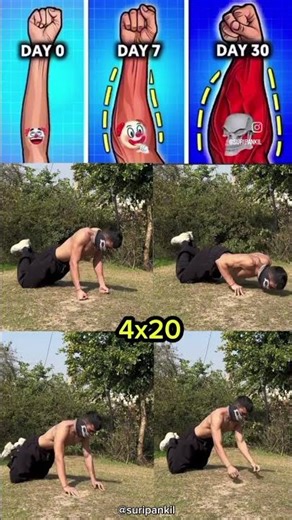 🏡Home workout for four arms🏃🏃‍➡️