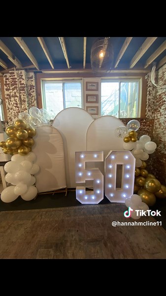 Pulled off the sweetest surprise party for granny & poppys 50th wedding anniversary💒❤️ thank you for everyone who helped and showed up😍🫶🏼 they deserve all the love and celebration!