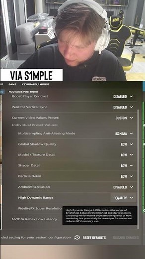 S1mple's CS2 Settings 👀
