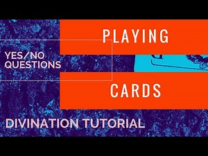 Simple Yes / No Divination Technique with Playing Cards