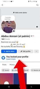 How to Unlock Facebook Profile