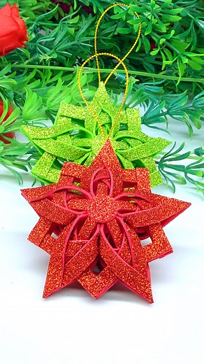 26K views · 326 reactions | Most Beautiful Christmas Star Making Easy Tutorial at Home #star #decor #Christmas #handmade | Craftsome | Facebook