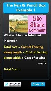Class 9 Chapter 2 The Garden Fence Example 2 #ganitamanjari #class9maths