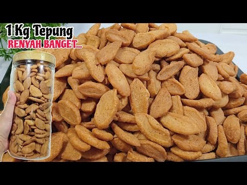 RESEP BIJI KETAPANG KELAPA PARUT RENYAH GURIH ENAK BANGET || IDE KUE LEBARAN