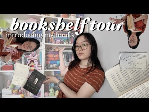 2026 bookshelf tour ⋆ ˚｡⋆୨୧˚ a minimalist bookshelf