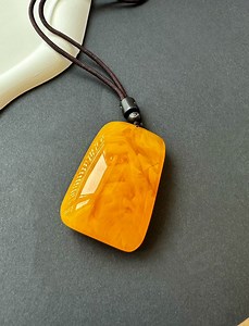 Butterscotch Amber Necklace Pendant, Square Shape Baltic Amber, Unique Jewelry Gift for Her, White Honey Amber - Etsy