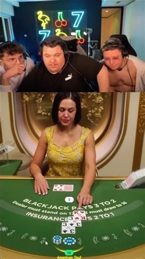 Le trio infernal au black jack haha