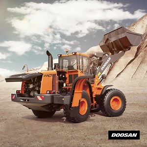 Thanks to the Doosan DL300 wheel loader's easy access to all vital parts, you won't lose time on the worksite because of maintenance issues. Learn more: https://bit.ly/342hNhU | Develon Global