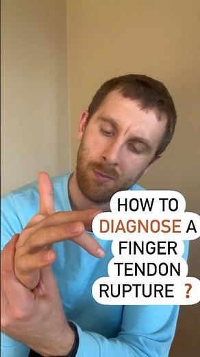 🚨Diagnose A Finger Tendon Rupture In 5 Seconds #shorts