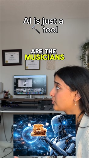 Saumya Sharma | Mixing Mastering Engineer | Toronto Producer on Instagram: "Use AI as a tool. It’s not bad. Only until a limit. #audioengineer #torontoaudioengineer #rhythmicrecordings #powerofai #aimusic [Ai music, Danger of AI, Audio Engineer, Toronto Audio Engineer, rhythmic recordings]"
