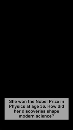 Marie Curie was a pioneer in radioactive research (Part 581)