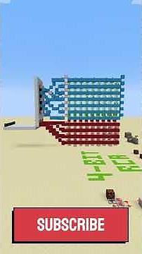 I made a Binary to 7 Segment Display in Minecraft Redstone.