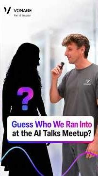 Guess Who We Ran Into at the AI Talks Meetup?