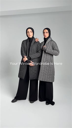 Your winter wardrobe is here. Layer up in timeless coats, abayas, and knits,crafted for elegance, built for everyday confidence. 🖤 Shop the new Winter Collection now | Abaya Noir