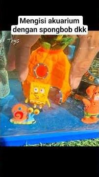 fill the ornamental fish aquarium with SpongeBob and friends
