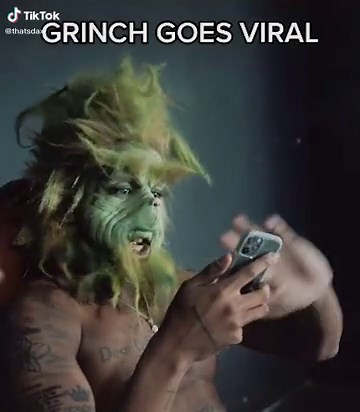 “Grinch Goes Viral” just dropped on Youtube..🎄🎅🏾 go like, comment, and share ♥️…link in bio #grinch #christmas #holidays #fy
