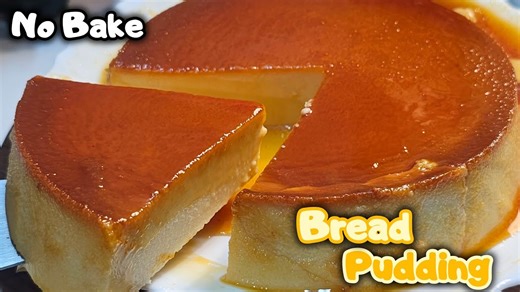 1.8K views · 13 reactions | “Turn leftover bread into a rich, caramel-loaded dessert — | Cook with Judy & Flo | Facebook