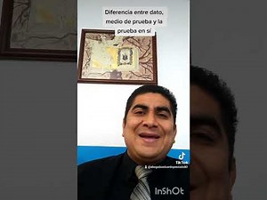 Diferencia entre dato, medio de prueba y prueba