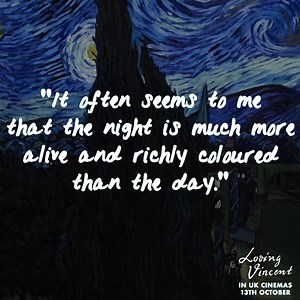 49K views · 4.2K reactions | The opening shot of Loving Vincent, descending through Van Gogh’s The Starry Night, contains over 600 paintings and took three painters a combined total of 14 months to paint. | Loving Vincent | Facebook