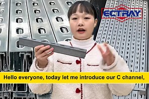 Custom 40X40 Punched U Channel l c Channel Strut Aluminium Steel Channels Unistrut c Channel