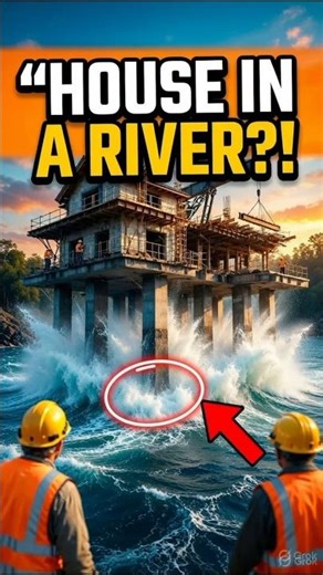 House Built In A River?! 😲