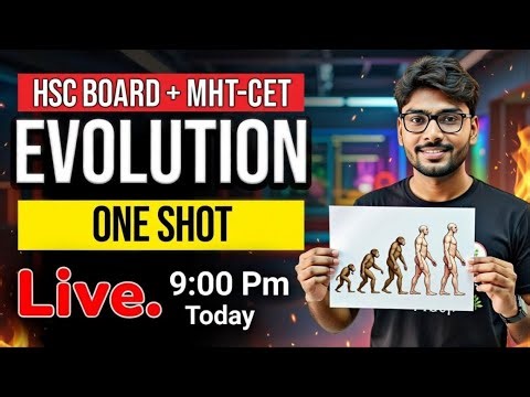 EVOLUTION One Shot 🔥 | Full Chapter in 1 Video | HSC Biology Class 12 | Board + MCQs