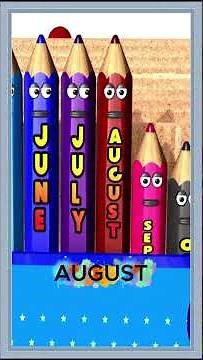Months of the Year Song for Kids | Learn the 12 Months in English | Animated Shorts ( Full )
