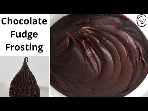 FUDGE Chocolate Frosting THICK Smooth Delicious Silky THE BEST FUDGE FROSTING EVER! Cake Frosting