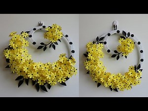 Simple and Beautiful Paper wall hanging decoration😍 - Paper Craft - DIY Wall Decor