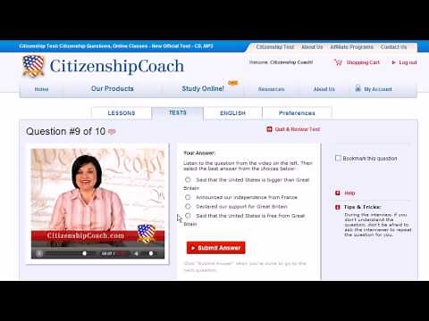 Citizenship Test by Videos, Can You Pass? Test 1