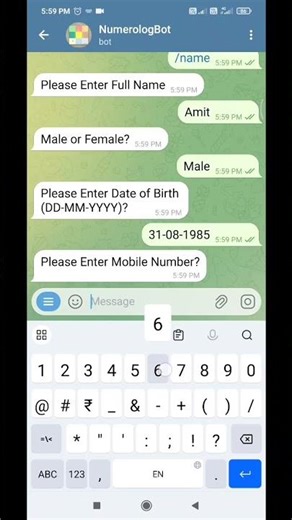 Numerolog.in Telegram Bot | Your Personal Numerology Assistant