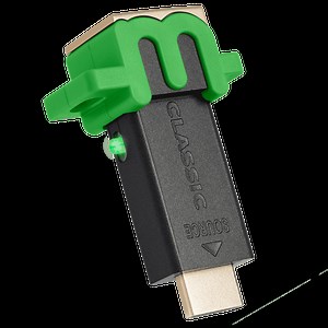 Marseille mClassic Retro Edition Green Resolution Upscaler and Image Enhancer for NES, Sega Genesis, SNES, PS1, PS2