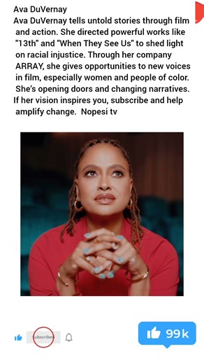 Ava DuVernayAva DuVernay tells untold stories through film and action. She directed powerful works l
