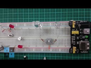 Basic Electronic projects: How to use different switches in breadboard for the project