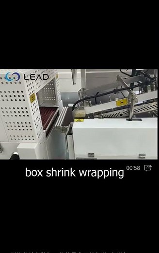 Heat shrink packaging machine: box shrink packaging video demonstration